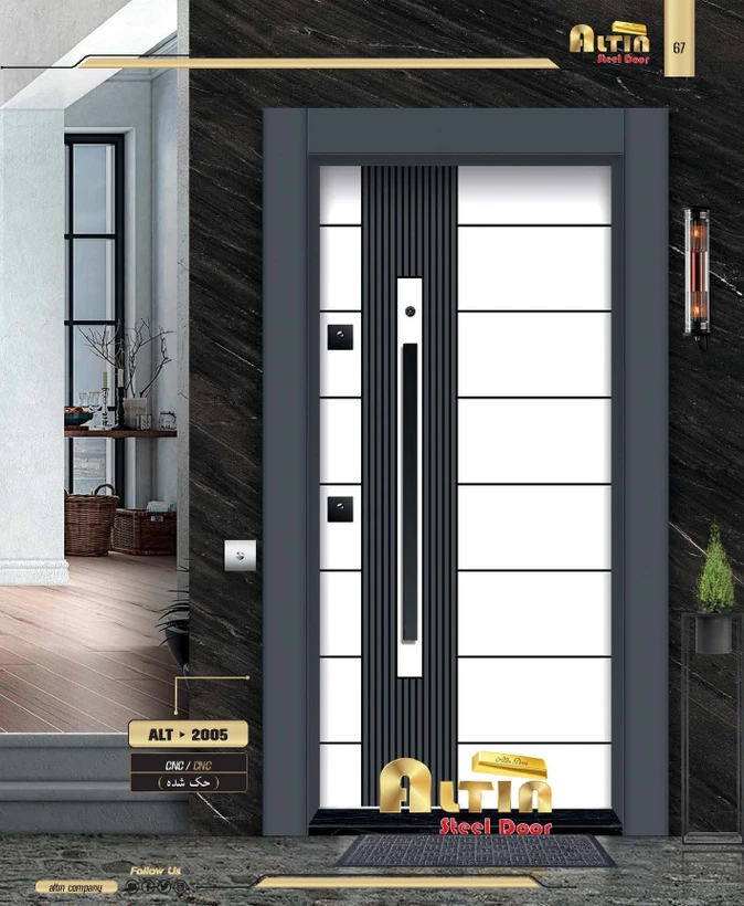 درب ضد سرقت ترکیه‌ای CNC مدل 2005